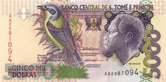 5000 Dobras 1996